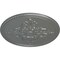 Ekena Millwork Milton Ceiling Medallion (Fits Canopies up to 7 7/8"), Hand-Painted Silver, 40 5/8"OD x 1 3/4"P CM40MISLS - alternate 3